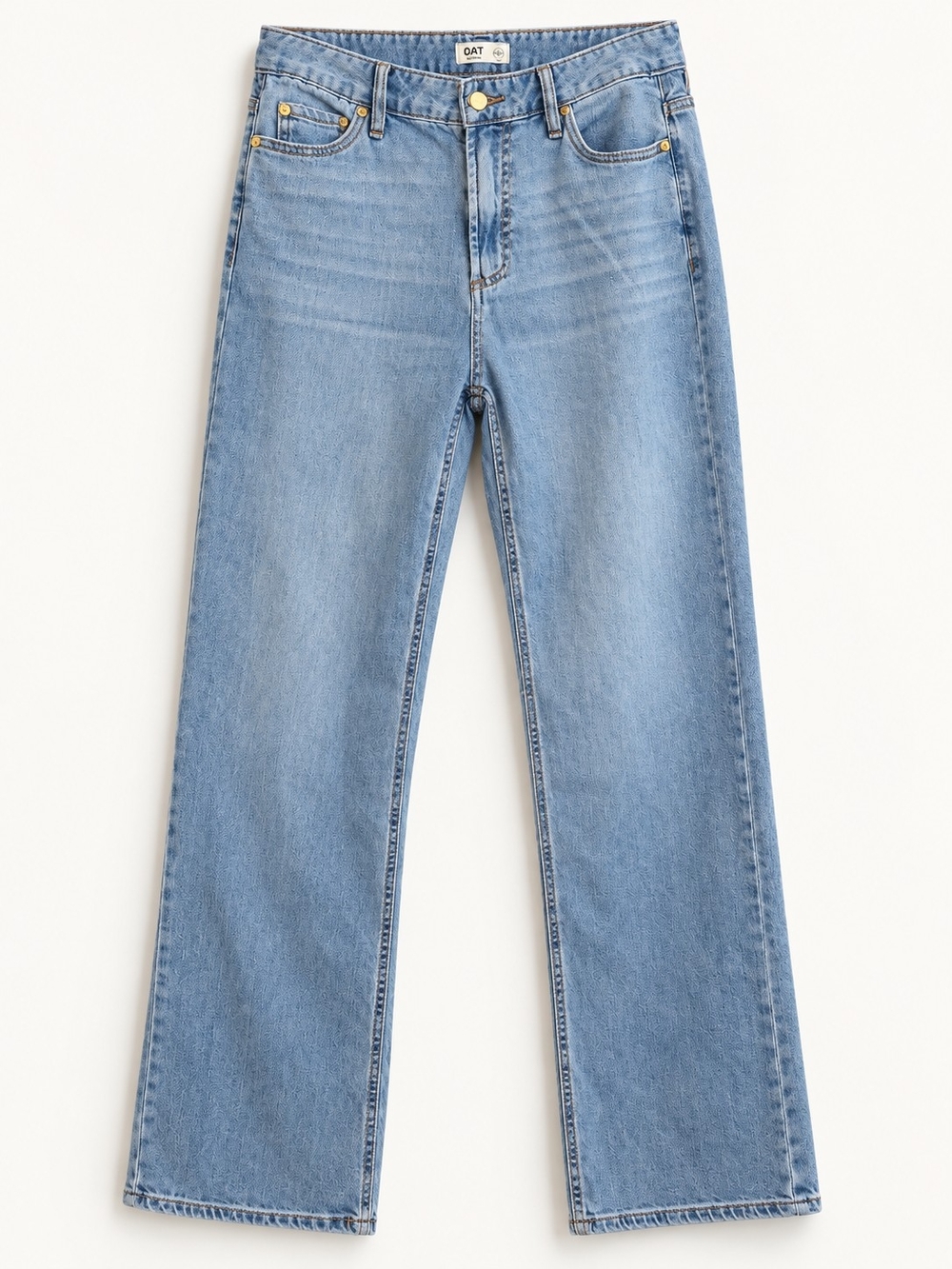 OAT New York High-Rise Wide-Leg Jeans - Sz 4/27